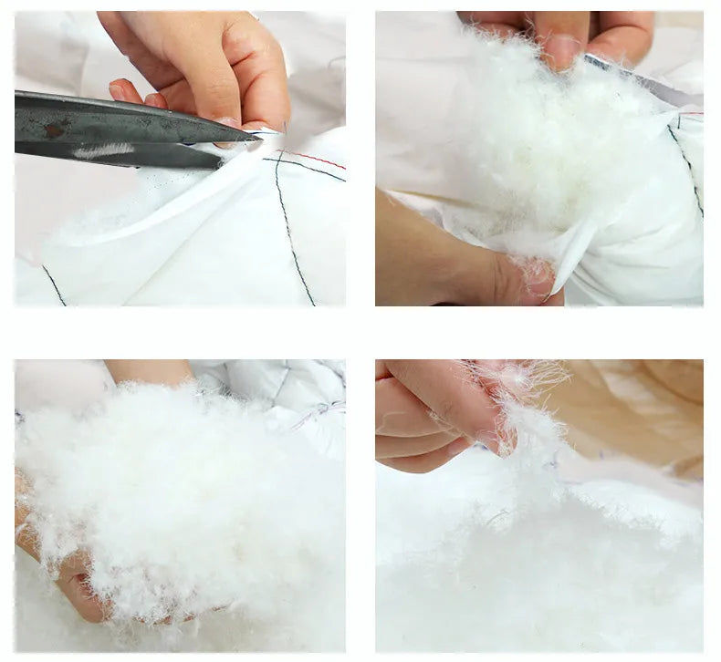 Lagabogy 2025 Thick Warm Long Down Parka WInter Women 90% White Duck Down Jacket Loose Windproof Zipper Coat Female Snow Outwear