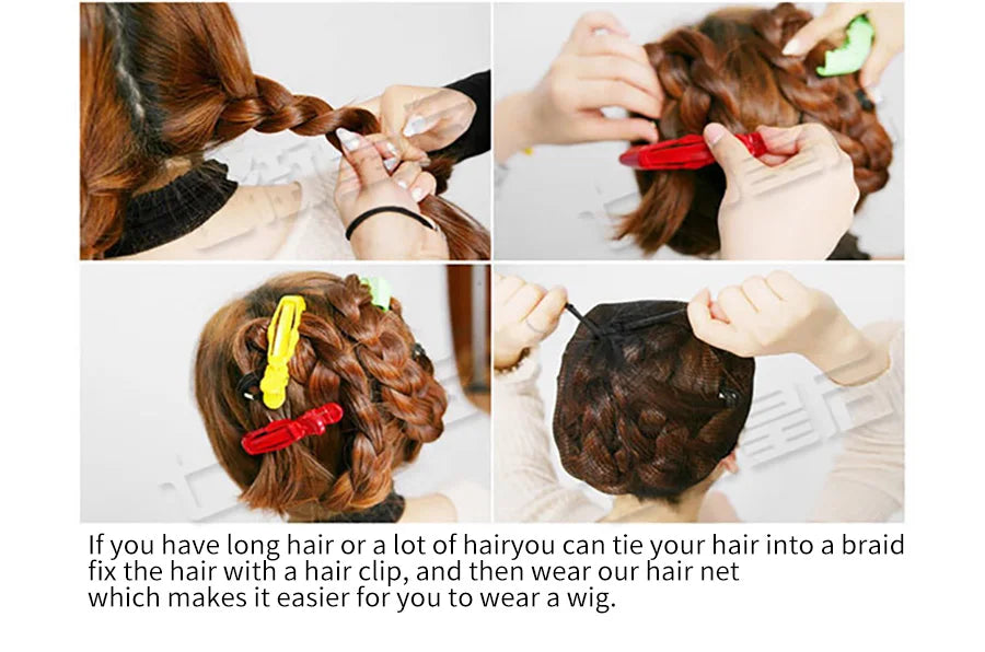 7JHH WIGS Popular Brown Ash Long Deep Wave Hair Lolita Wigs With Bangs Synthetic Wig For Women Fashion Thick Curls Wigs Girl