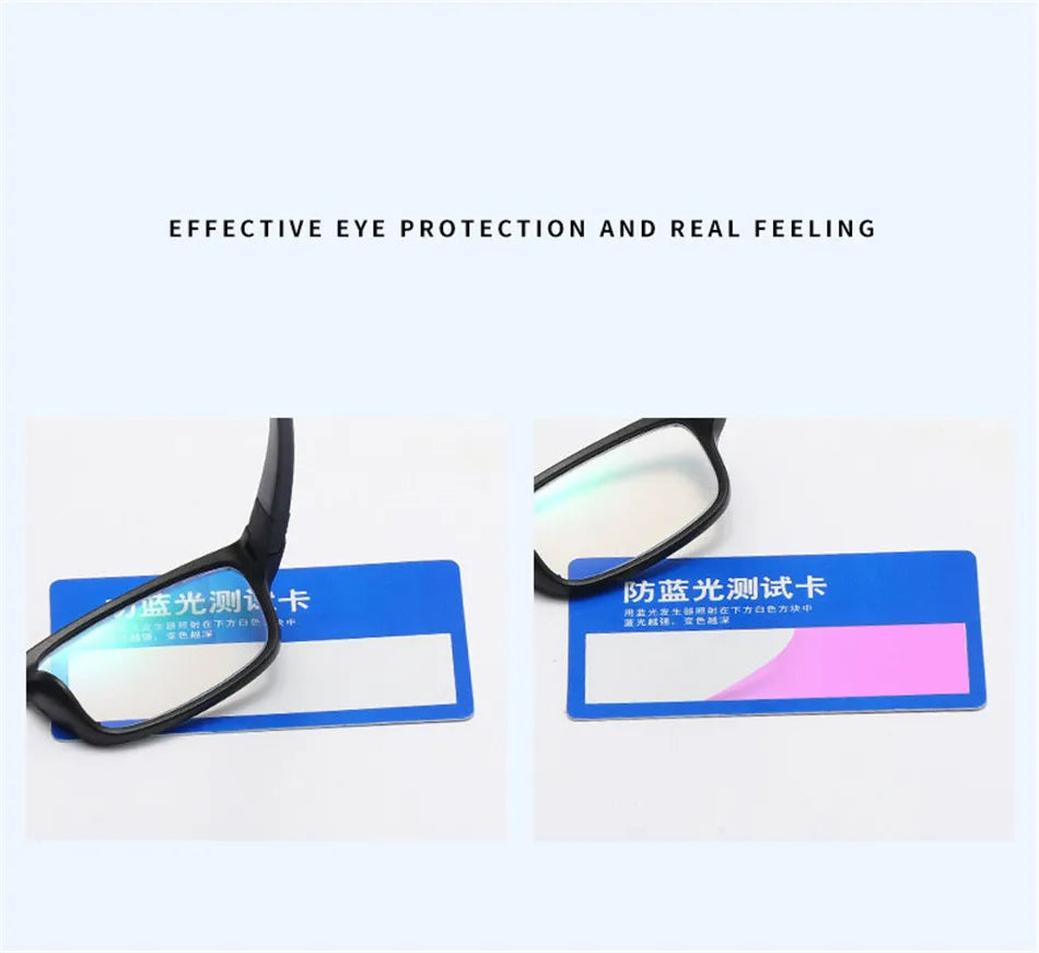 Reading Glasses For Men Women Sports Anti-blue Light Reading Eyewear Black Red TR90 Frame Presbyopia Eyeglasses +100 to+400
