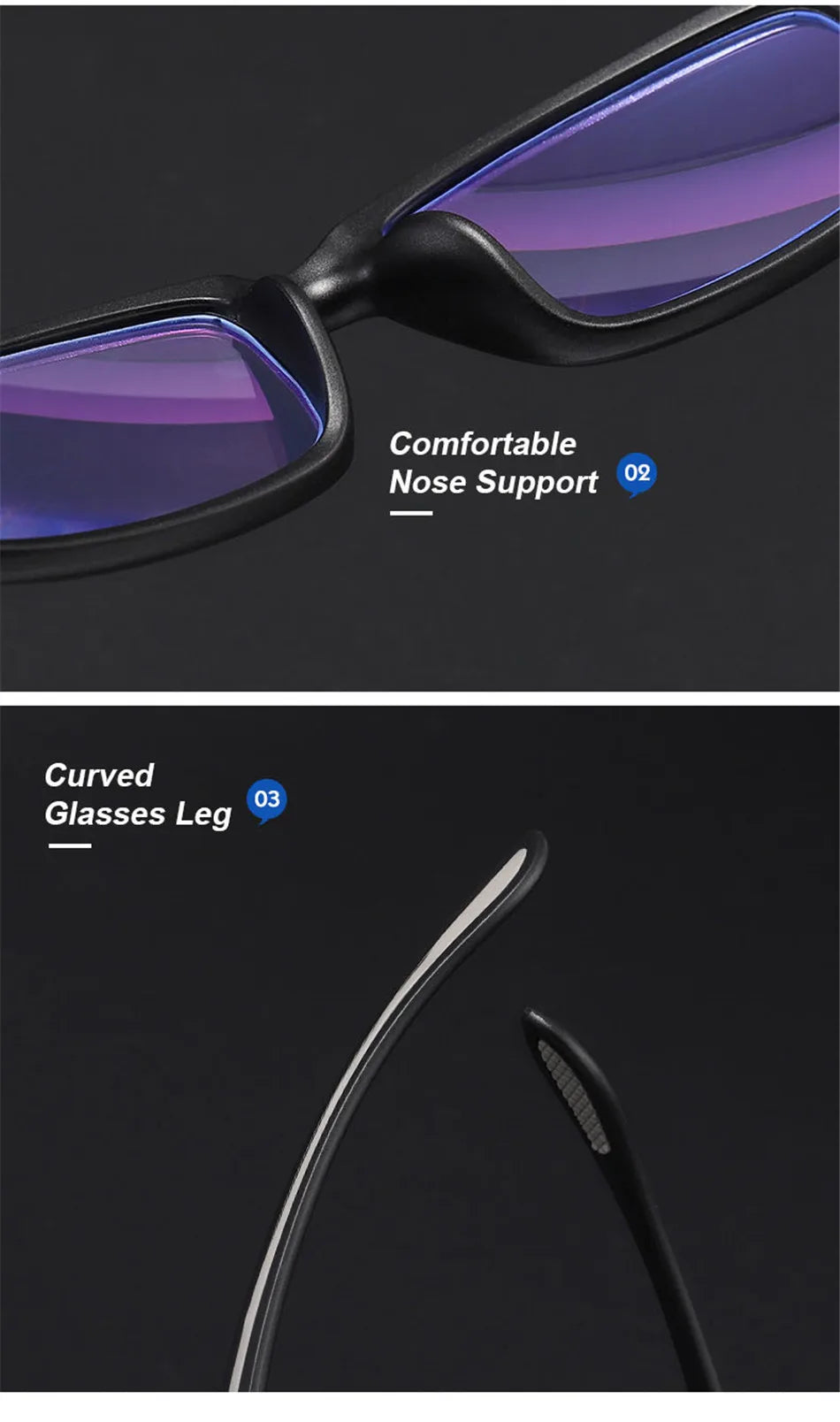 Reading Glasses For Men Women Sports Anti-blue Light Reading Eyewear Black Red TR90 Frame Presbyopia Eyeglasses +100 to+400