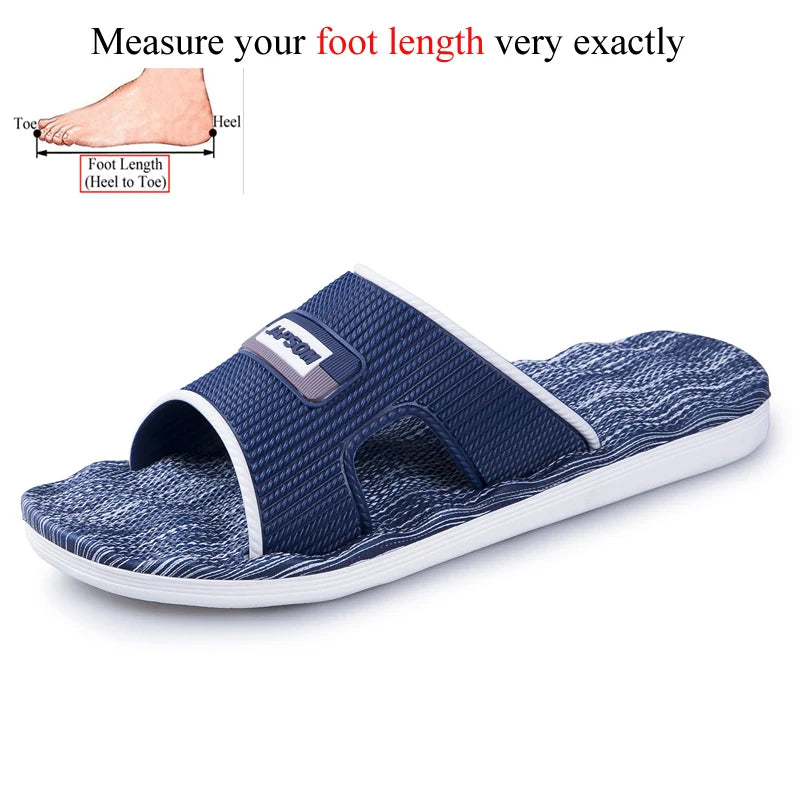 Summer Men Home Slippers Soft Indoor House Shoes Women Slides Sleepers Slipers Bathroom Room Bedroom For Guests Big Size 48 49