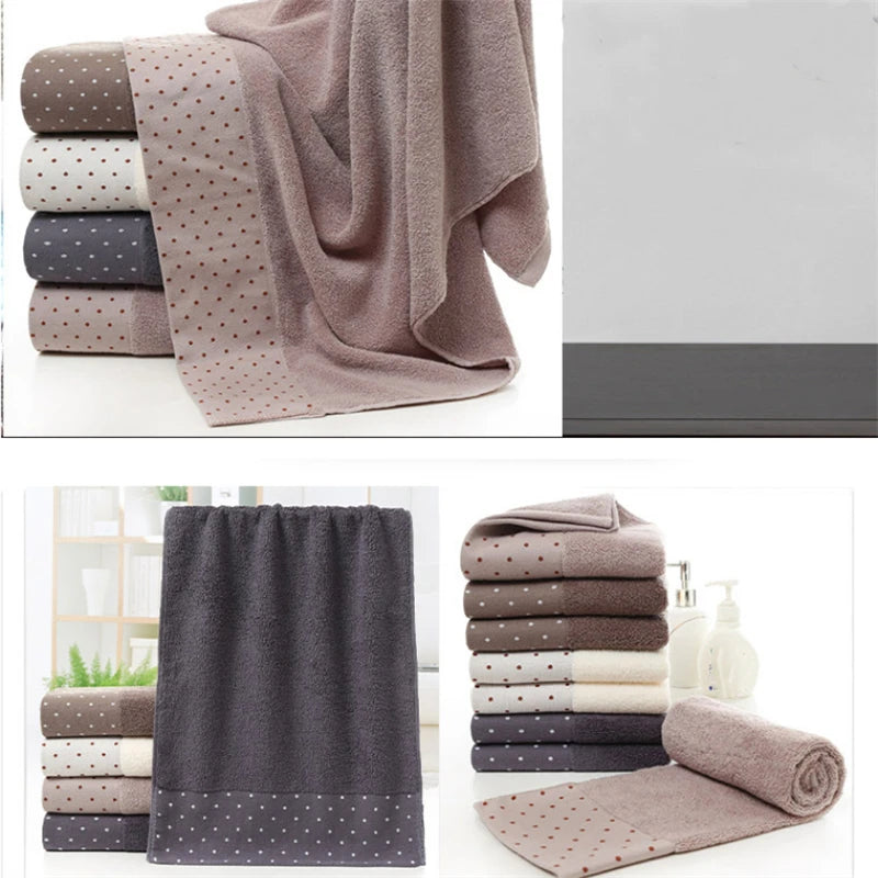 Pure Cotton Towel Super Absorbent Large Towels 35X75cm Thick Soft Bathroom Towels Comfortable Bath Towels
