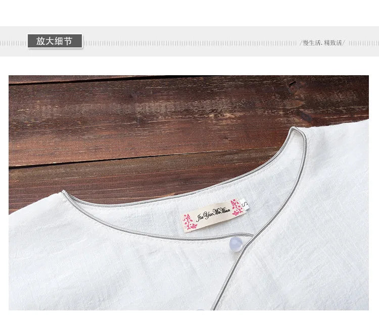 Yoga Clothes Women New Ethnic Style Meditation Clothes Cotton and Linen Loose Two-piece Suit Traditional Clothing for Women