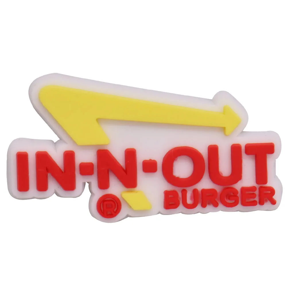 1-9PCS Sport Love Badminton Maniac PVC Shoe Charms For Clogs Pins Fit Wristbands Garden Shoes Button Decorations Kid Gift