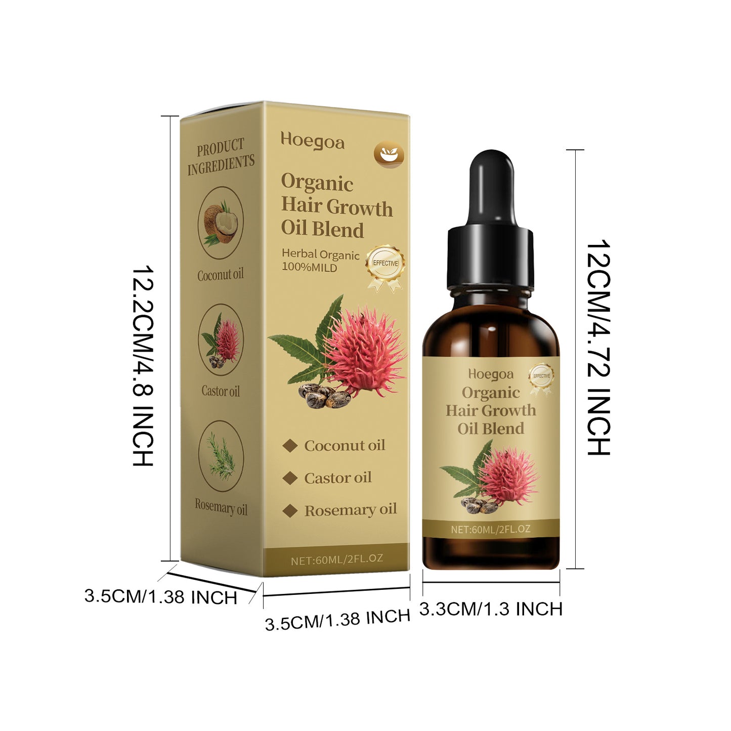 Hydrating Hair Oil Deeply Nourish Hair Enhance Hair Gloss Prevent Breakage Anti-Static Tames Frizz Moisturizing Hair Serum Oil