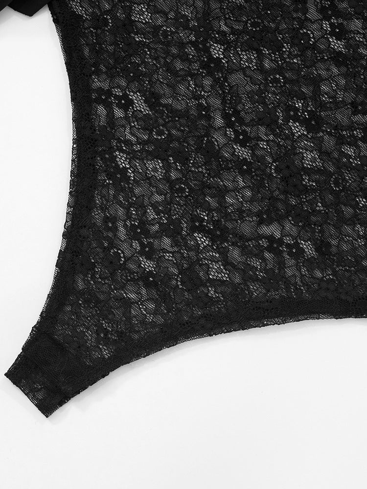 Elegant Lace Cut Out Maxi Dresses for Women 2025 Sexy Spaghetti Strap Patchwork Holidays Party Dress Summer Backless Long Dress