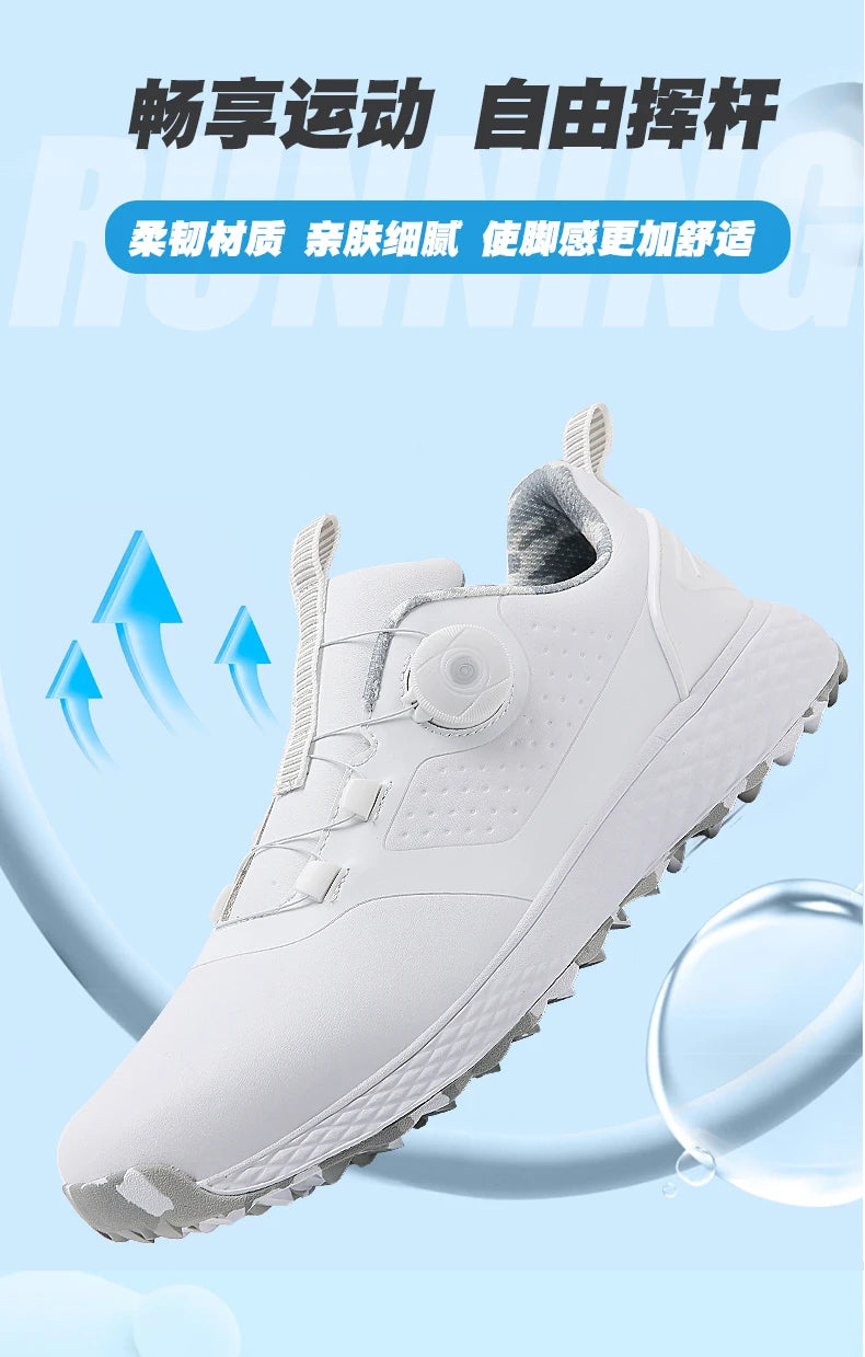 Golf Sneakers Men's Waterproof Fashion Casual Outdoor Comfortable Golfers Footwears Women