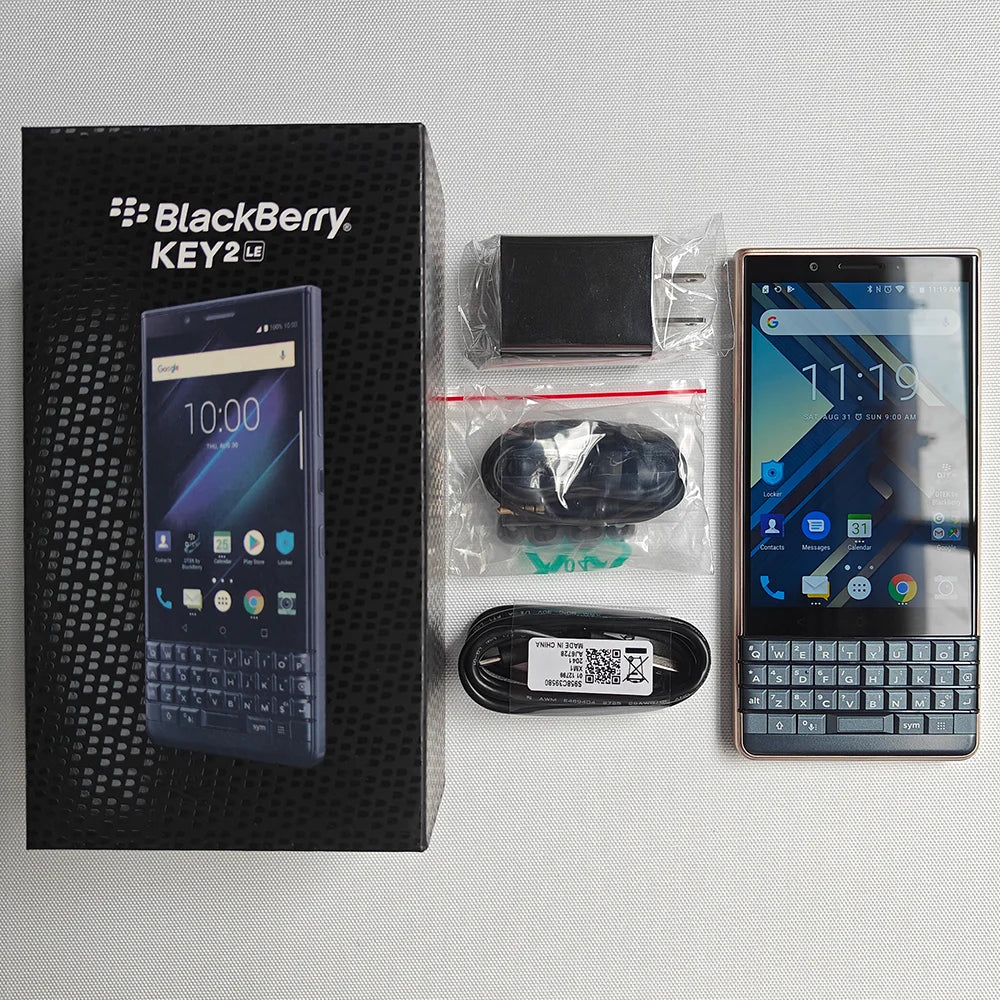 BlackBerry Key2 LE 4G LTE Mobile Phone 4.5'' IPS LCD 3GB/4GB RAM 32GB/64GB ROM 13MP+5MP Octa-Core Android Keyboard SmartPhone