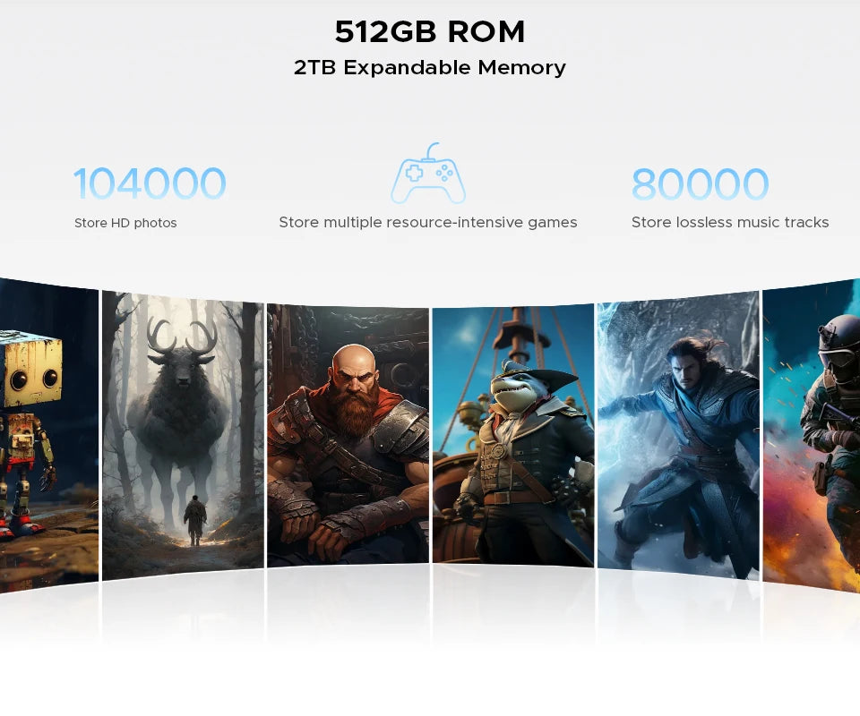 DOOGEE Blade GT Ultra 5G Rugged Phone Dimensity 7300 6.72" 16GB+512GB LED Light Effect Ultra-thin Smartphone