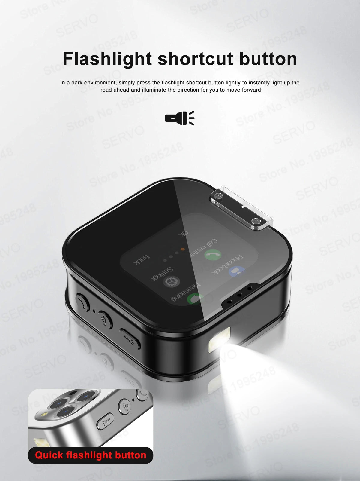 NEW Upgrade SERVO i19 Rotate Touch Screen Phone Dual SIM Bluetooth Dial Sync Music Magic Voice Torch 1.69 Inch 2G Mini Cellphone