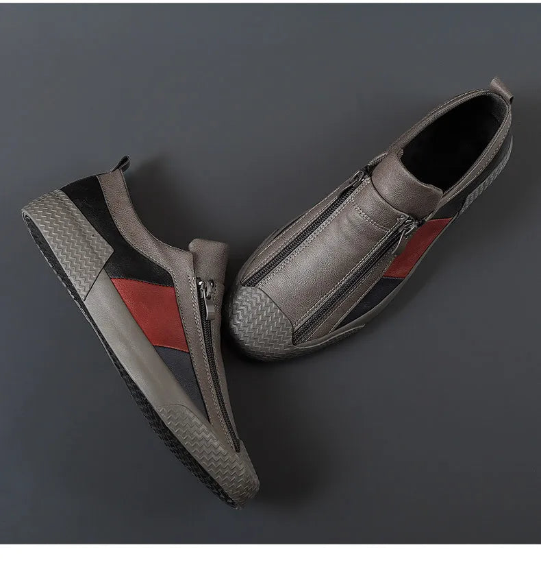 Men's Sneakers High Quality Men Shoes Comfortable Leather Shoes Wear-resistant Plus Size Casual Driving Shoes Hot Sale Moccasins