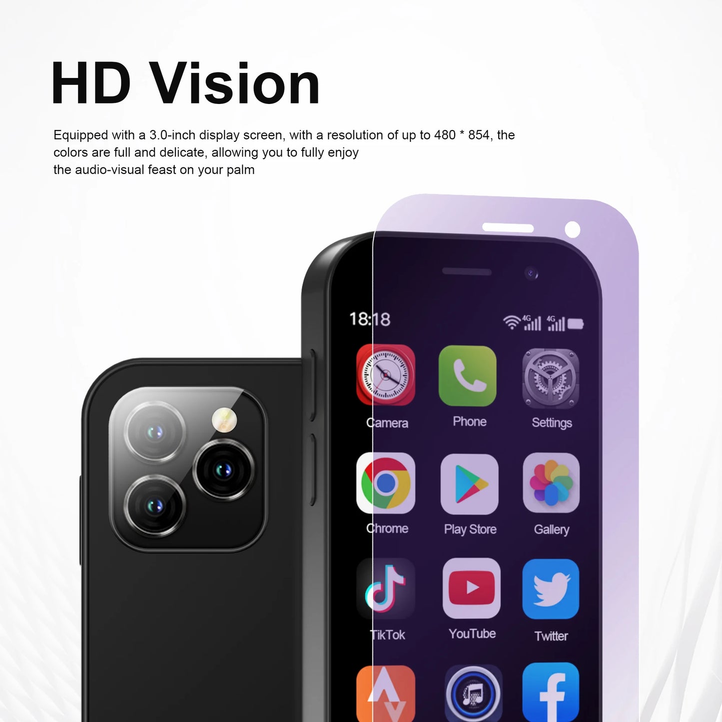 2025 HOT SALE SERVO KING8000 4G Mini Smartphone Android Global GPS 3.0" Display 5MP+2MP WIFI 2000mAh Battery Small Mobile Phones