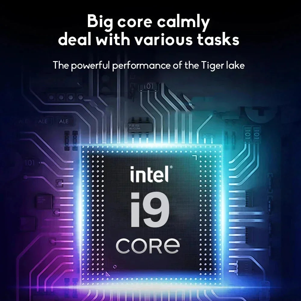 2025 14.1" Portable Windows 11 Pro Laptop Computer Intel Core i9 8950HK HD Screen 16GB RAM 1TB 2TB SSD Gaming laptops Pc Gamer