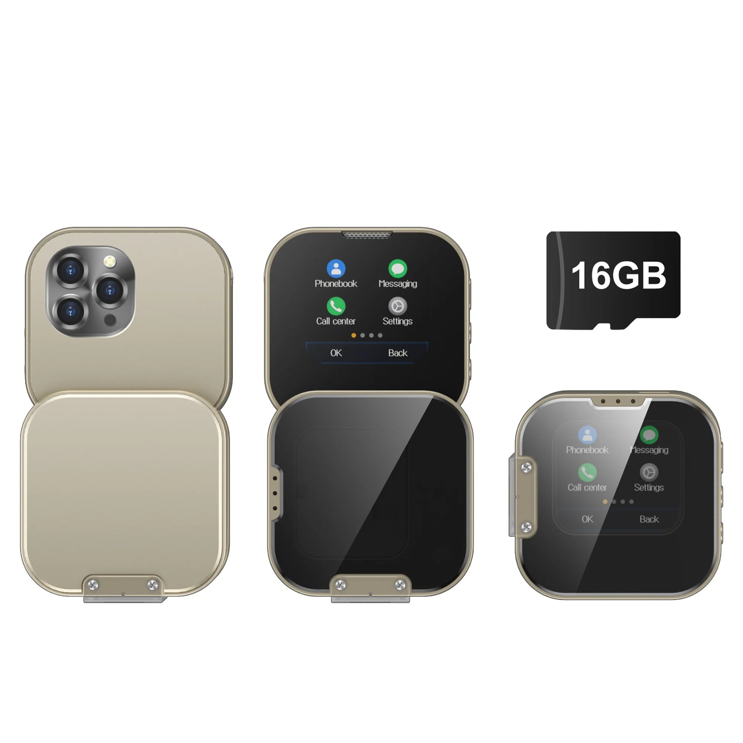 NEW Upgrade SERVO i19 Rotate Touch Screen Phone Dual SIM Bluetooth Dial Sync Music Magic Voice Torch 1.69 Inch 2G Mini Cellphone