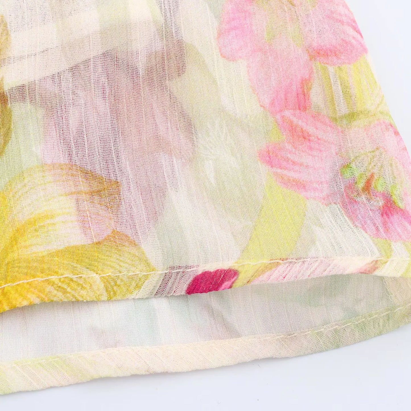 Women's Clothing 2025 Summer New Dress Casual Personality Fashion Versatile Slim Fit High-end Open Design Flower Print Dress