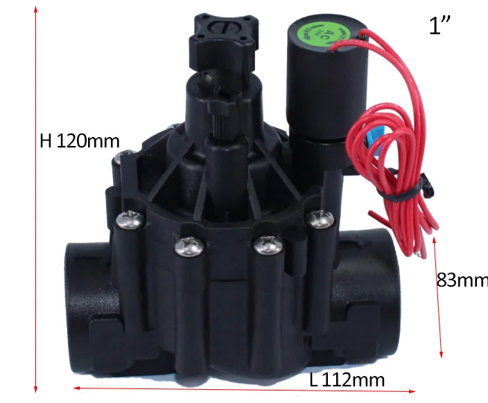 3/4''  2 Way Irrigation Solenoid Valve 220V 12V 24V DC Latching Solenoid Valve With Flow Regulation For Agricultural Irrigation