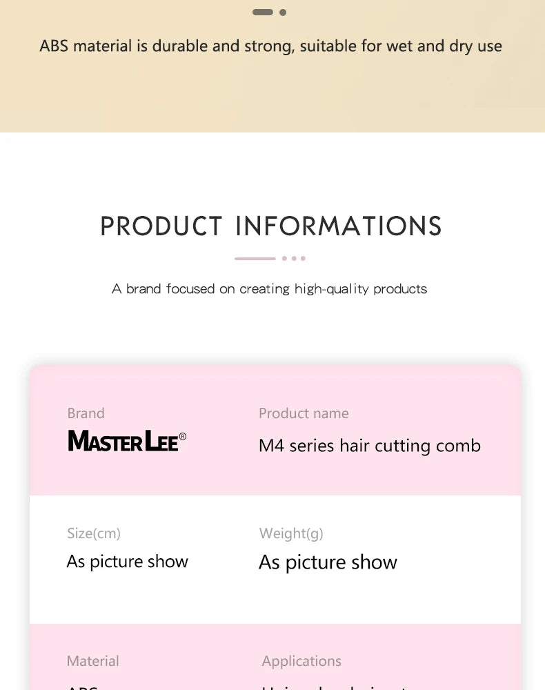 Haircut Comb Barber Shop Hairdresser Professional Hair Cutting Combs Sideburns Hair Brush Hair Salon Styling Tools Hairbrush