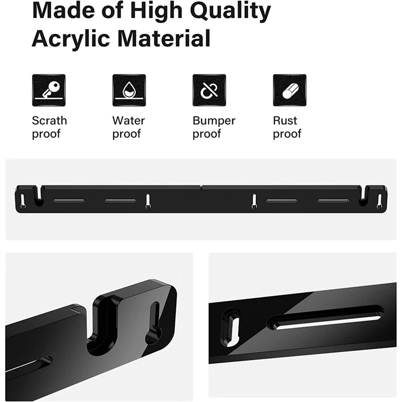 Soundbar Speaker Stand Wall Mount Bracket For SONOS Arc Thickened Acrylic Bar Speaker Stand 1 Piece Wall Bracket Easy Install