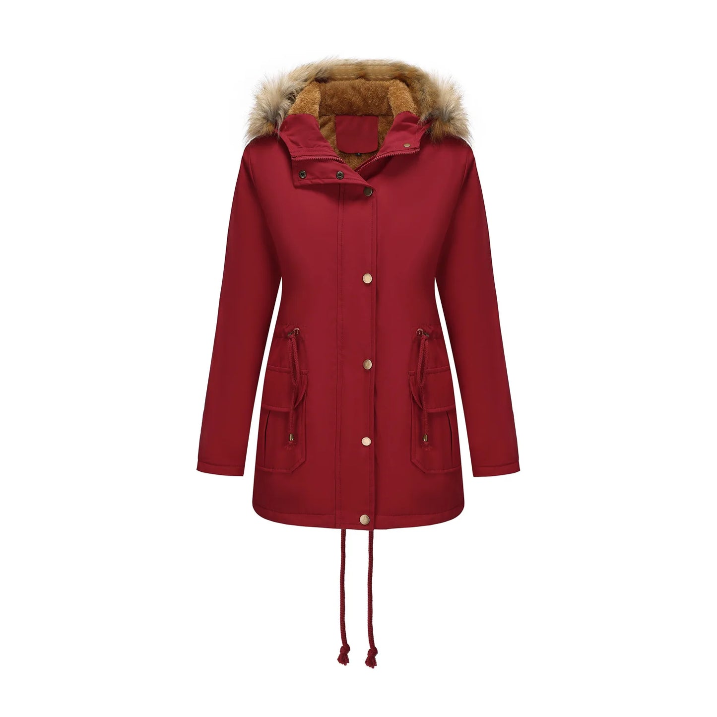 Canada Winter Women's Jacket Coat Parkas Winter Clothes Woman White Goose Down Jacket Fur Hooded Cotton-padded jacket XSYHXY253