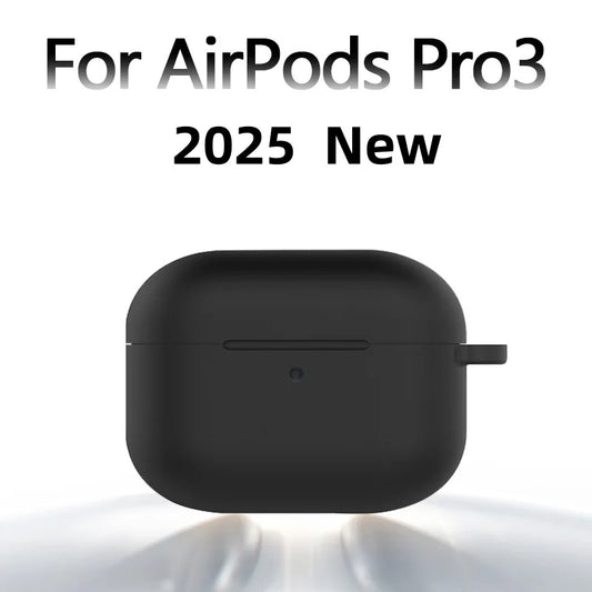 for AirPods Pro 3 Case Cover 2025 with Lanyard Soft Skin Silicone Protective Shockproof Case For AirPods Pro 3 Case Accessories
