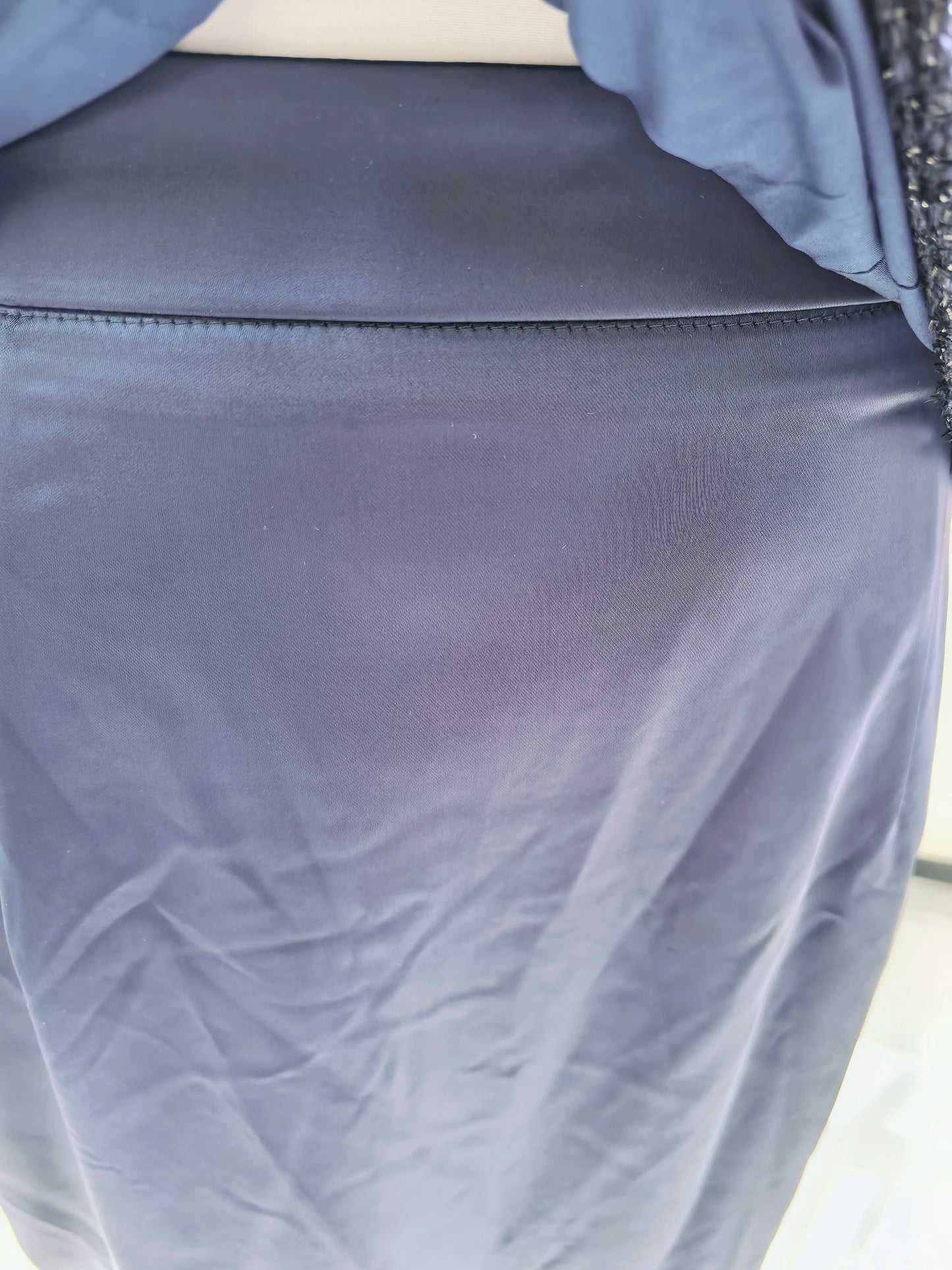 Maxi Formal Luxury Evening Dresses Women Summer Autumn Single Breasted Crystal Satin Tweed Long Dress Blue Party Dinner Vestidos