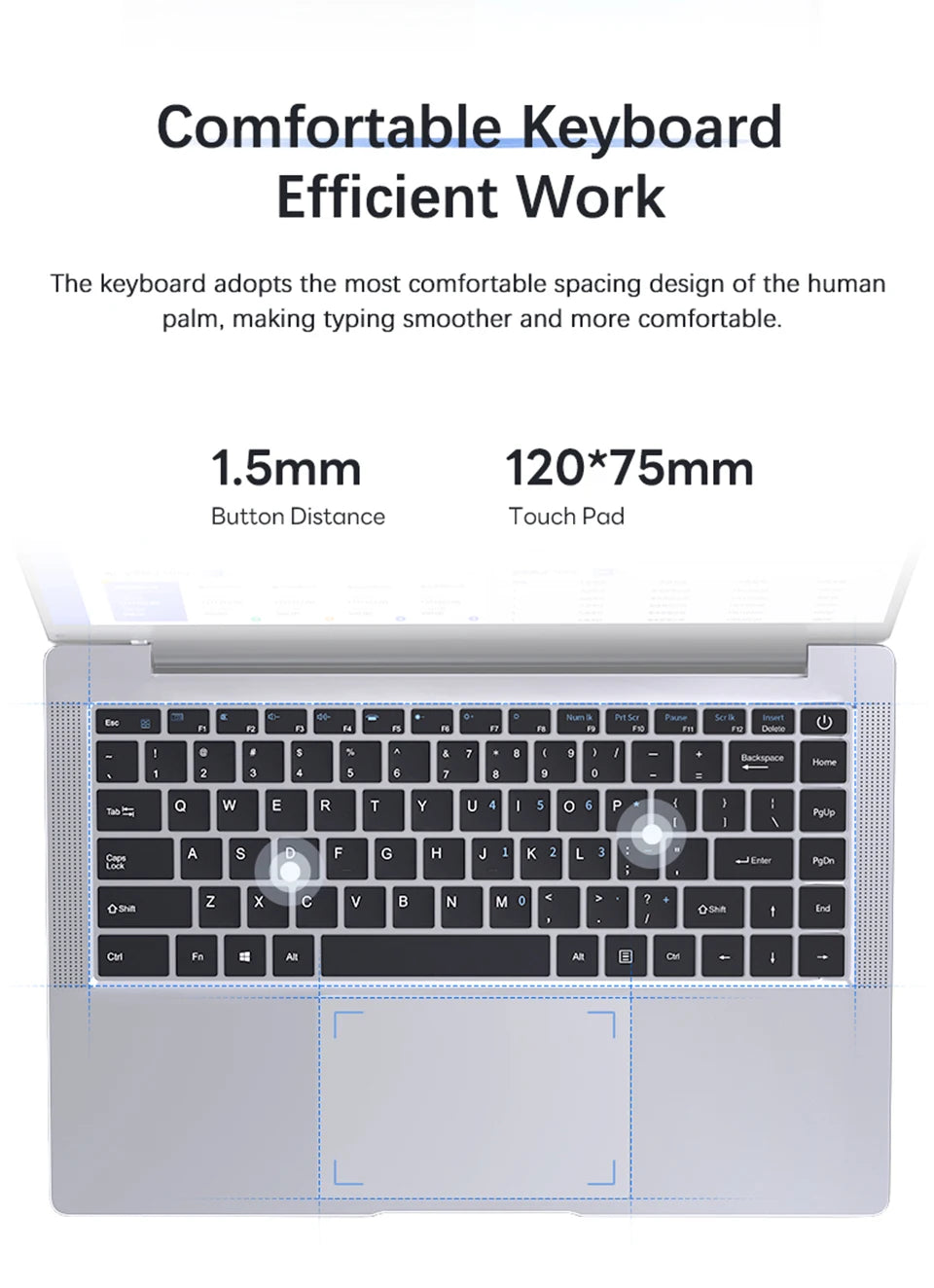 2025 Laptop Computer Windows 11 Pro Intel Atom A3950 Quad-Core 2025 Notebook PC 12GB RAM 1TB 2TB SSD 1920*1080 Office Computer