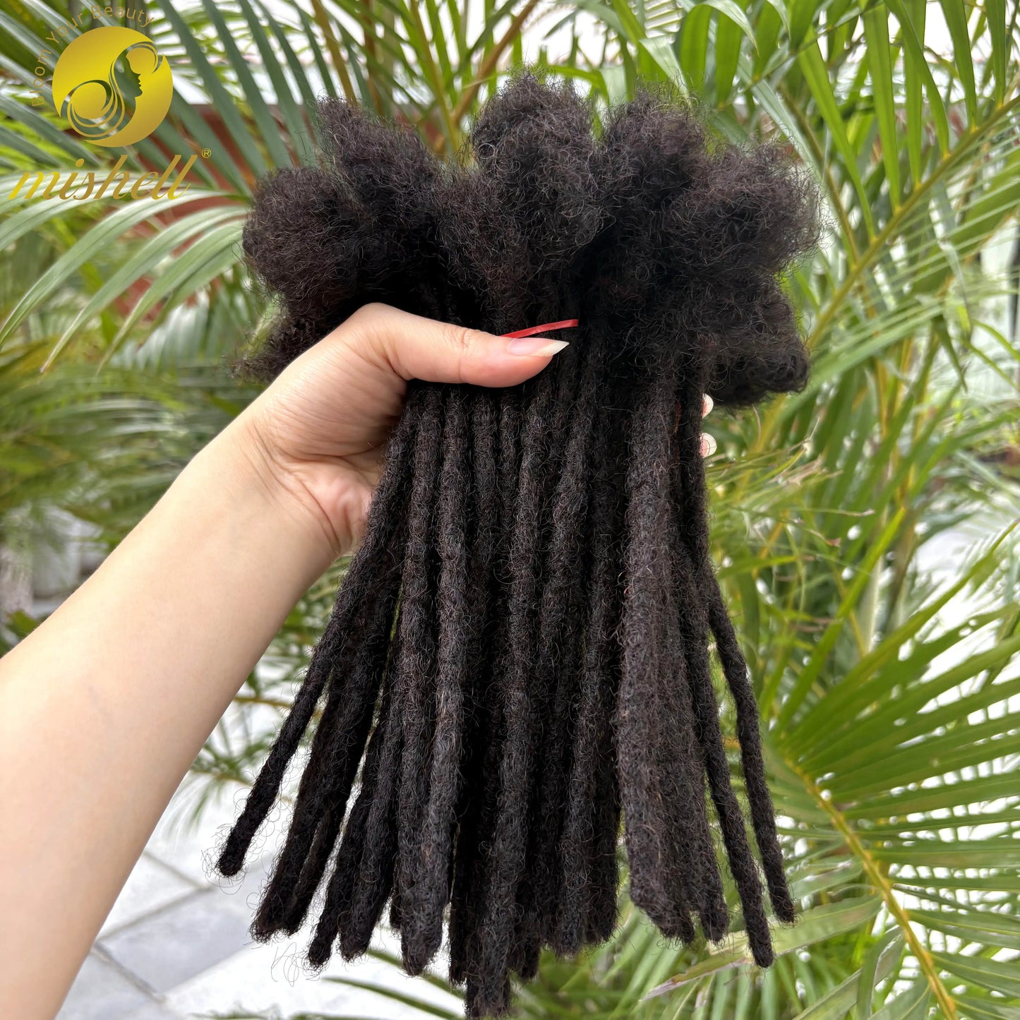 6-20inch Natural Regular Loc Extension Human Hair 50 Strands Full Handmade 100% Human Hair Loc Dreadlock Extension for Men Women