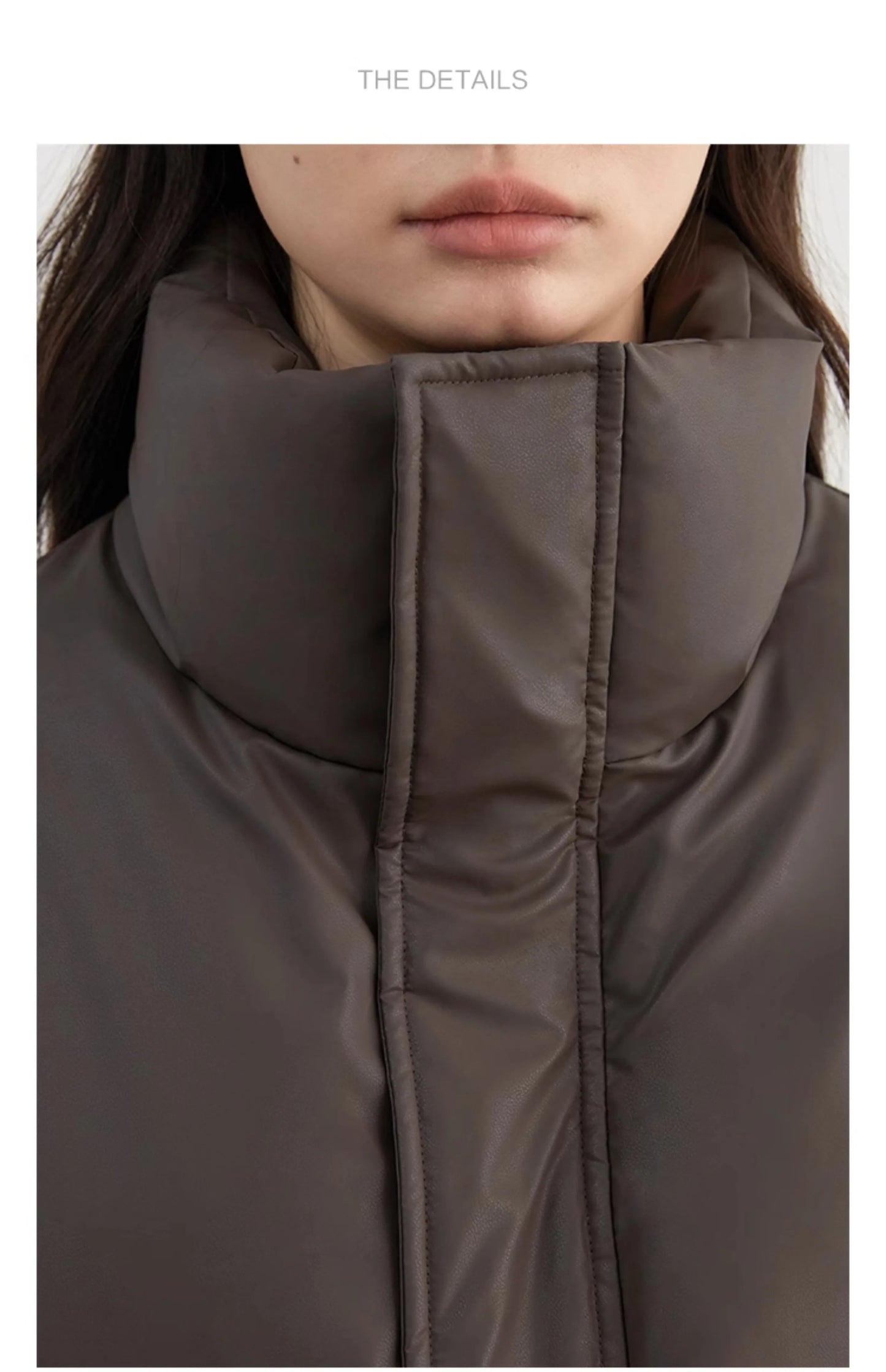 CHIC VEN Women Down Coats Solid Sports Casual Stand Collar PU 90 White Duck Down Ladies Down Jacket Autumn Winter 2025 Clothing