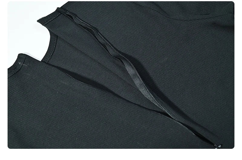 Maxi dress women long sleeve lady dresses flowers and pearls top causual dress round neck black modal ribbed top sizes XS-XXXL