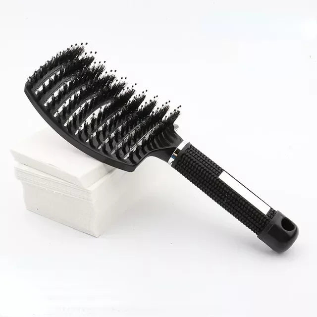 Hair Brush Scalp Massage Comb Hairbrush Bristle&Nylon Women Wet Curly Detangle Hair glove for Salon Hairdressing Styling Tools