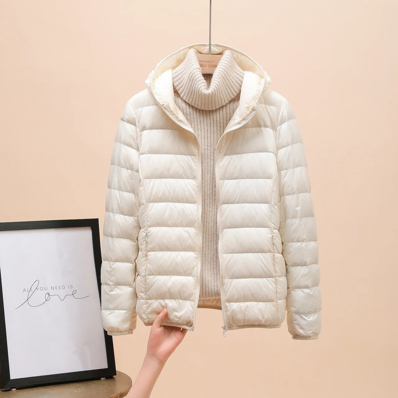 women's clothing Ultra Light Down Jacket female  Autumn Winter Warm Coat Lightweight Warm Jackets Female Hooded Parka