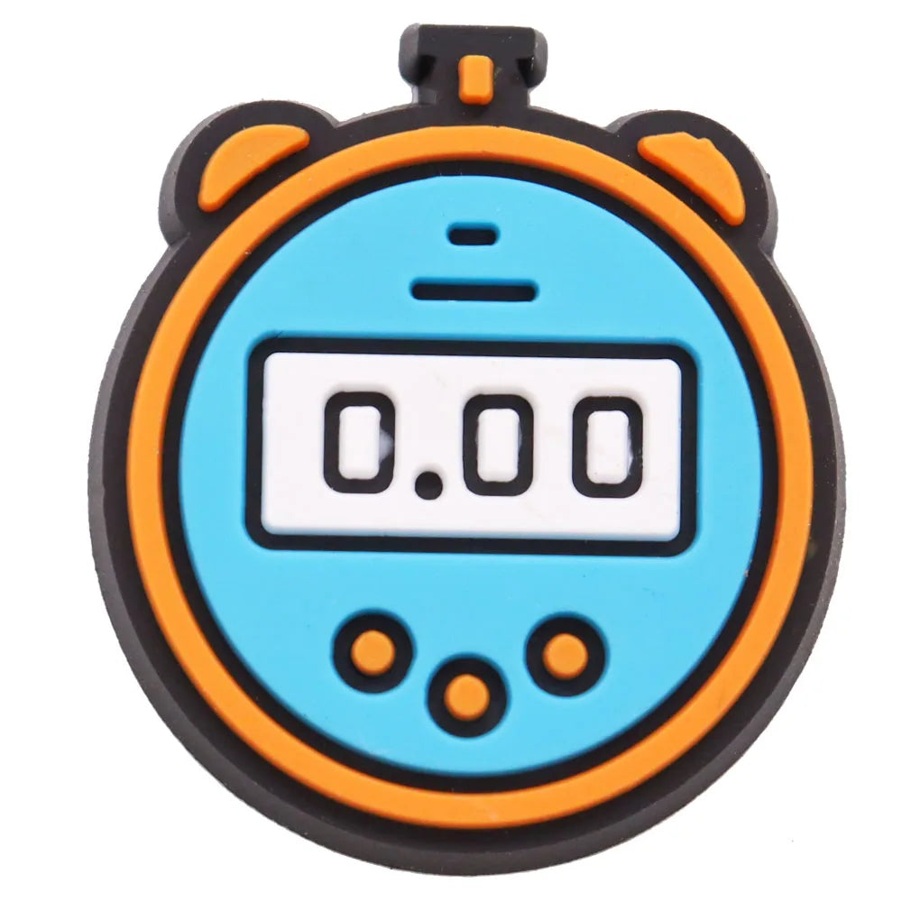 1-9PCS Sport Love Badminton Maniac PVC Shoe Charms For Clogs Pins Fit Wristbands Garden Shoes Button Decorations Kid Gift