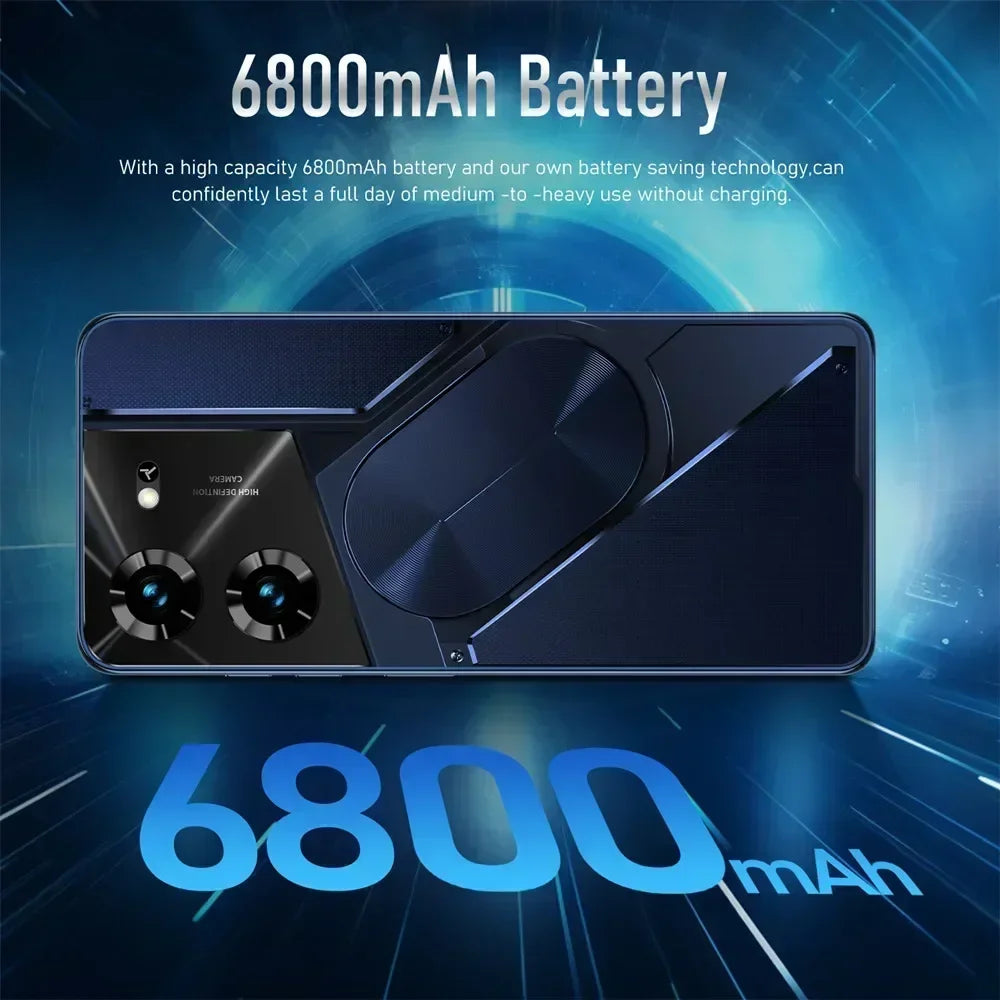 2025 NEW Pova 5 Pro 6800mAh Android 13 Global Version Cell Phone Original 4G 5G Smartphone 7.3HD Dual Sim Smart Mobile Phones