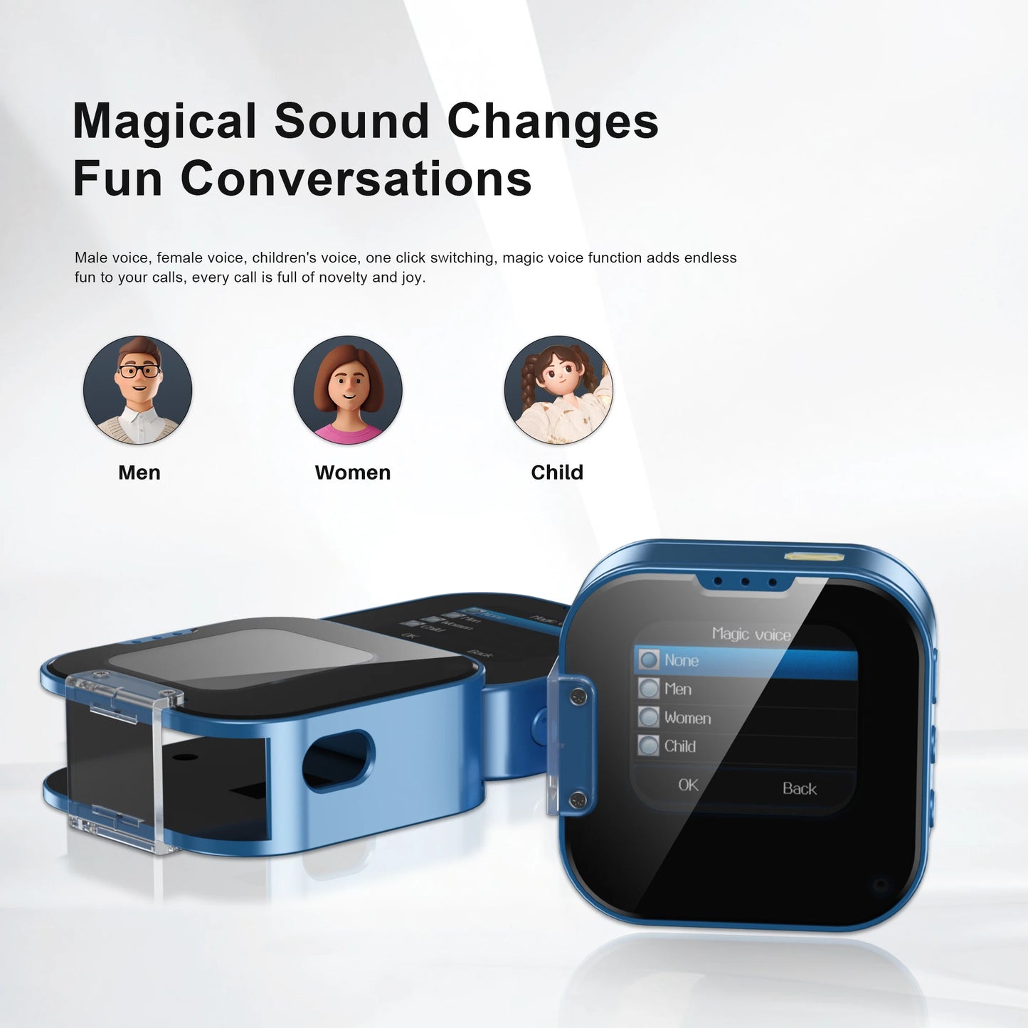 NEW Upgrade SERVO i19 Rotate Touch Screen Phone Dual SIM Bluetooth Dial Sync Music Magic Voice Torch 1.69 Inch 2G Mini Cellphone