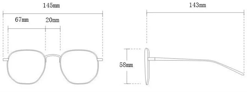 HOT Sun Glasses Unisex Anti-UV Spectacles Oversie Frame Eyeglasses Retro Ornamental Width Temples Sunglasses