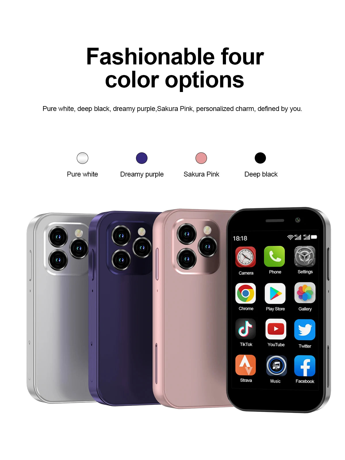 2025 HOT SALE SERVO KING8000 4G Mini Smartphone Android Global GPS 3.0" Display 5MP+2MP WIFI 2000mAh Battery Small Mobile Phones