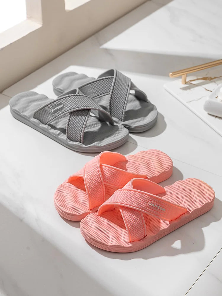 Summer Men Women Home Slippers Soft Indoor House Shoes Slides Guest Shoes Sleepers Slipers Bathroom Room Bedroom