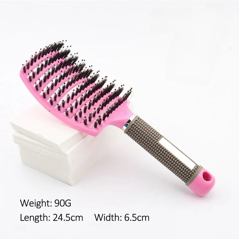 Professional Hairdressing Comb For Woman Salon Scalp Massage Combs Barbershop Wet Curling Hair Styling Brush Barber Accessories
