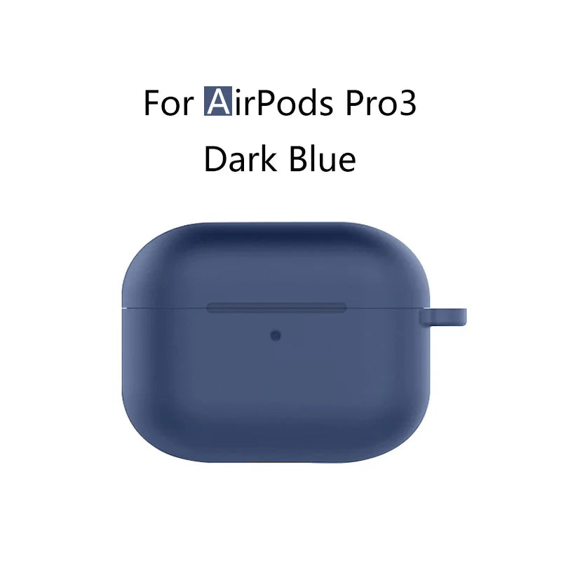 for AirPods Pro 3 Case Cover 2025 with Lanyard Soft Skin Silicone Protective Shockproof Case For AirPods Pro 3 Case Accessories