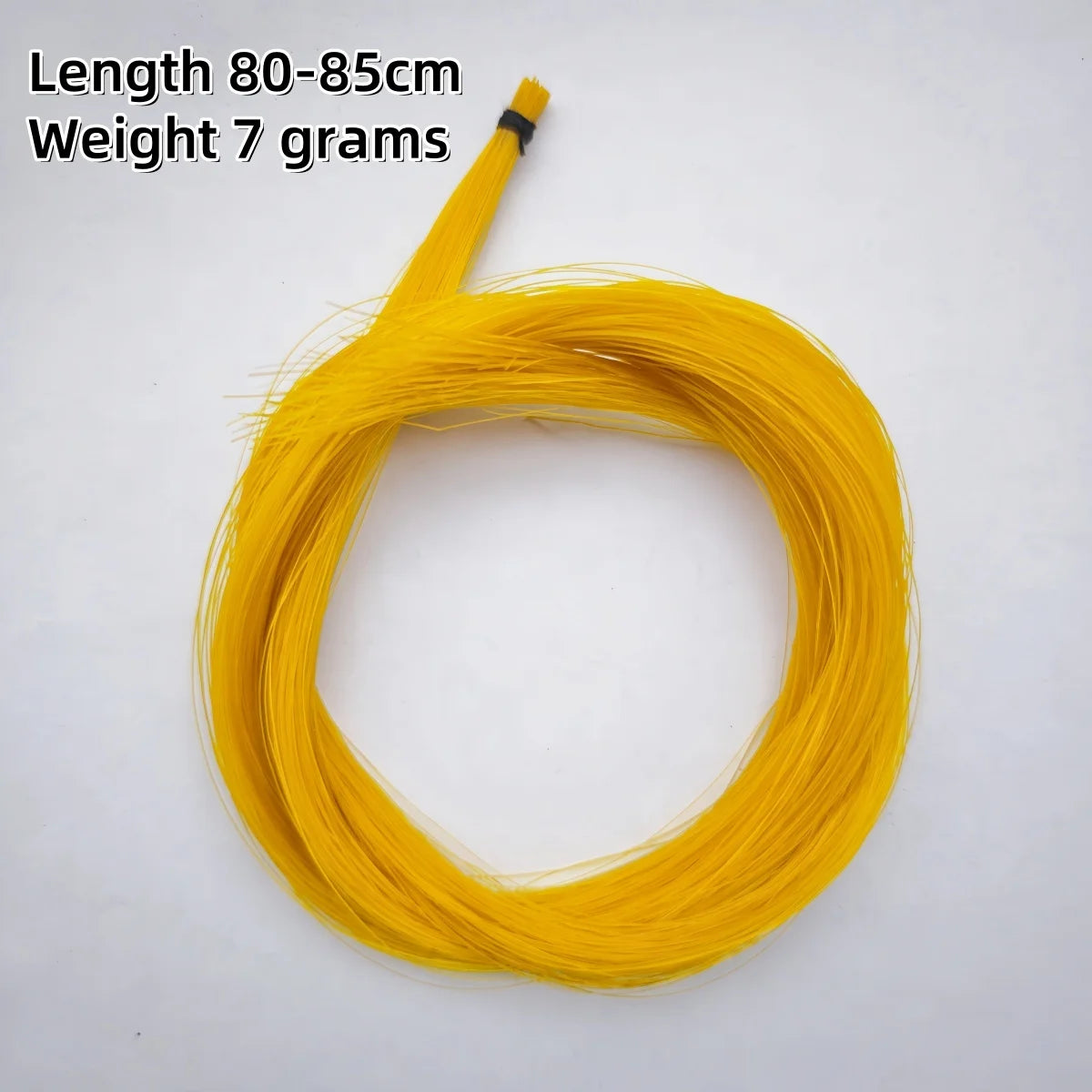 One bunch good horse hair 7 grams Mongolian ponytail black white brown yellow Green red blue violin bow horse tail hair