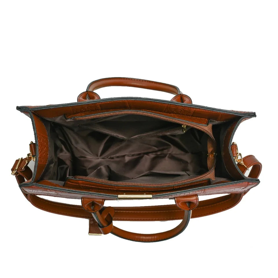 Large Capacity Shopping Bag for Daily Commuting Hand Bags Luxury Shoulder Bags Splicing Pu Leather Handbags Caual Tote New Sac