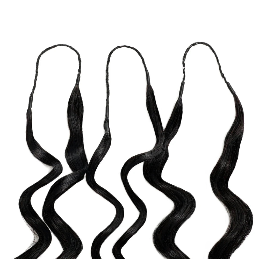 Pre-divided Bulk Hair for Braiding Deep Curly Human Hair Knotless Crochet Braids 100gram/lot Boho Braids Invisible with String