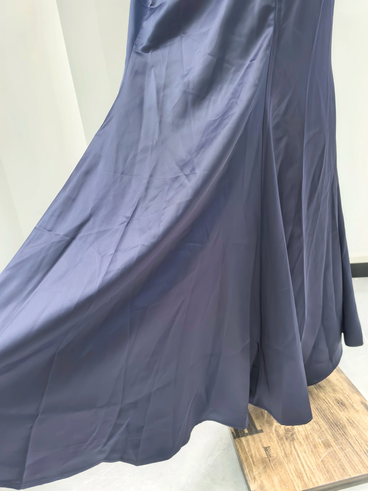 Maxi Formal Luxury Evening Dresses Women Summer Autumn Single Breasted Crystal Satin Tweed Long Dress Blue Party Dinner Vestidos