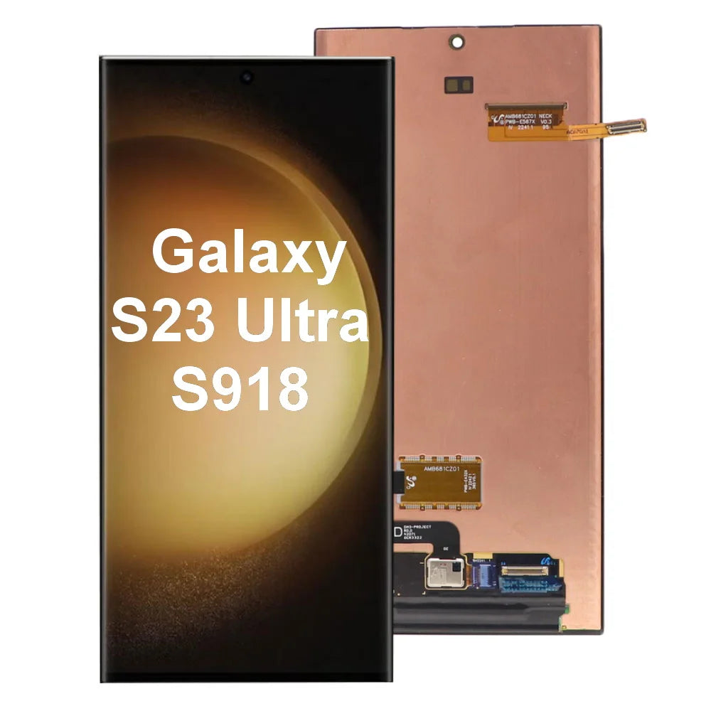 6.8'' Display For Samsung Galaxy S23 Ultra S918 SM-S918B S918U S918B/DS SUPER AMOLED LCD Touch Screen Digitizer with defects