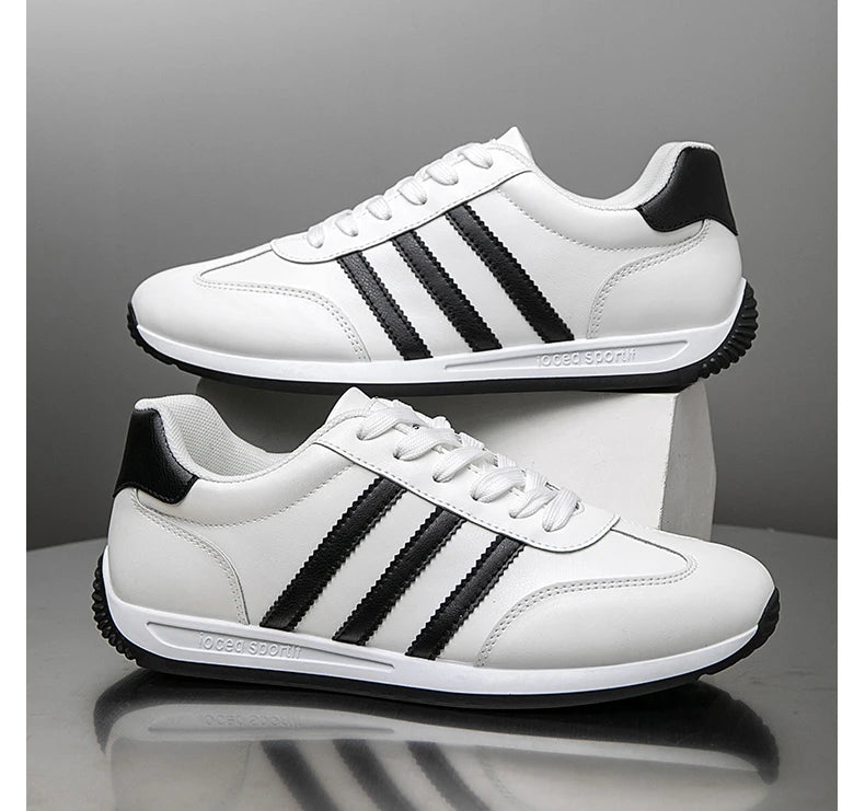 2025Summer Fashion Comfortable Classic New High-Quality Leather Agan Shoes Men's Sneakers Three Colors39-44