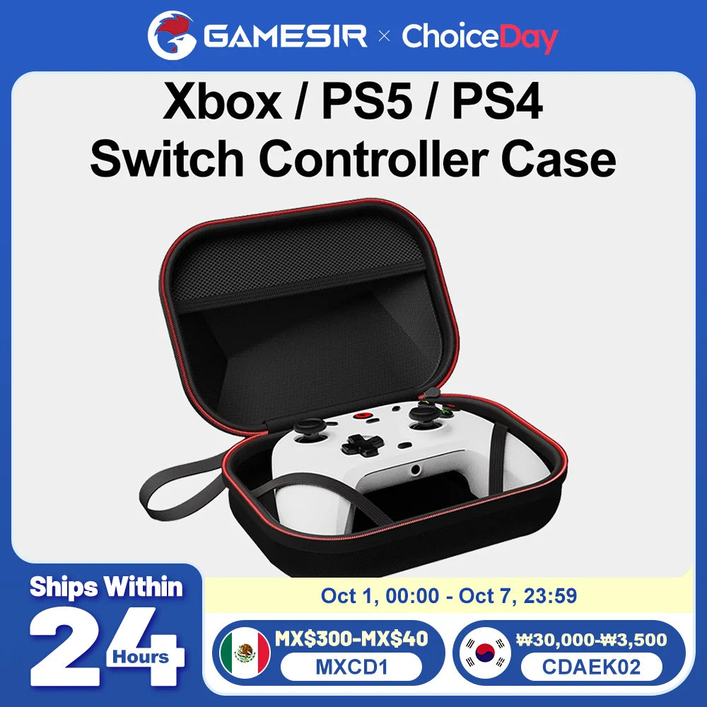 GameSir Controller Carrying Case for Xbox PS4 PS5 Switch Gamepads Bag Accessories Water-Proof Exterior Ultimate Protection