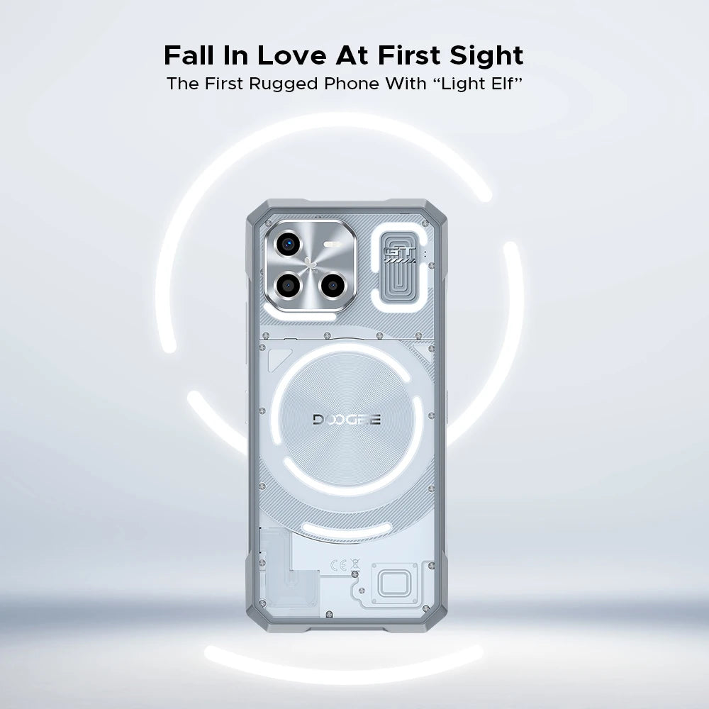 DOOGEE Blade GT Ultra 5G Rugged Smartphone Dimensity 7300 6.72'' 16GB 512GB LED Light Effect Design Ultra-thin Cell Phone