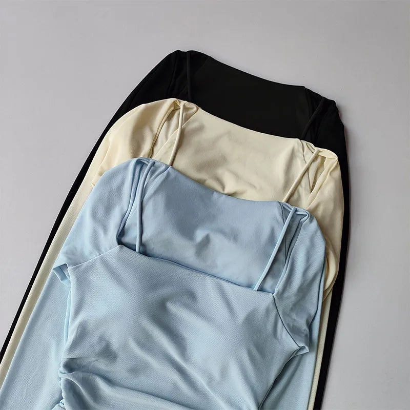 Yoga Clothes Women Sports Tops Fixed Chest Pads Mesh Splicing Slimming Long Sleeves Fashionable Running Training Fitness Clothes