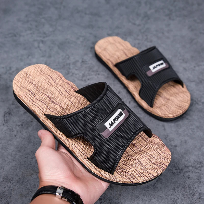 Summer Men Home Slippers Soft Indoor House Shoes Women Slides Sleepers Slipers Bathroom Room Bedroom For Guests Big Size 48 49