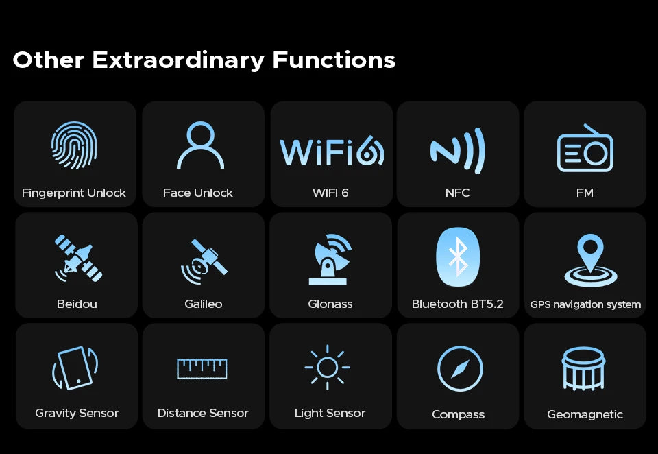 DOOGEE Blade GT Ultra 5G Rugged Smartphone Dimensity 7300 6.72'' 16GB 512GB LED Light Effect Design Ultra-thin Cell Phone